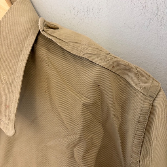 vintage us army khaki shirt - Picture 5 of 12